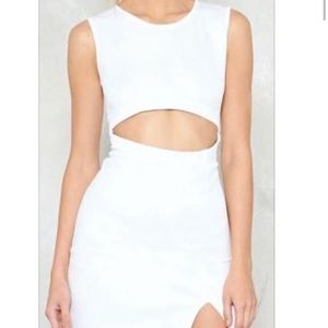 Nasty gal white dress